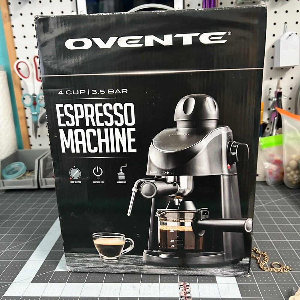 NEW Ovente 4c Espresso Machine